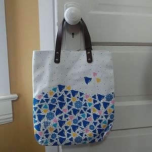 Nami Chidori Japanese Canvas Tote Bag